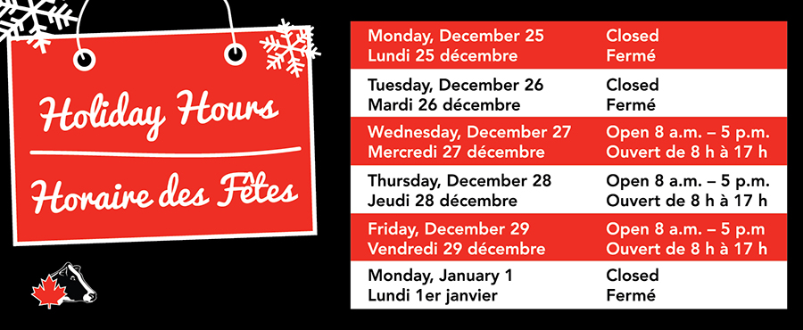 Holiday Hours Holiday Hours
